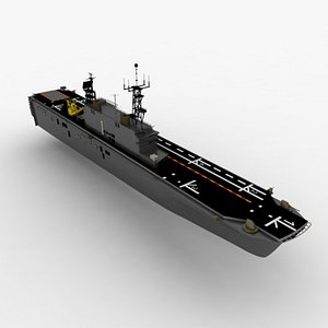 3d model of tarawa lha ship