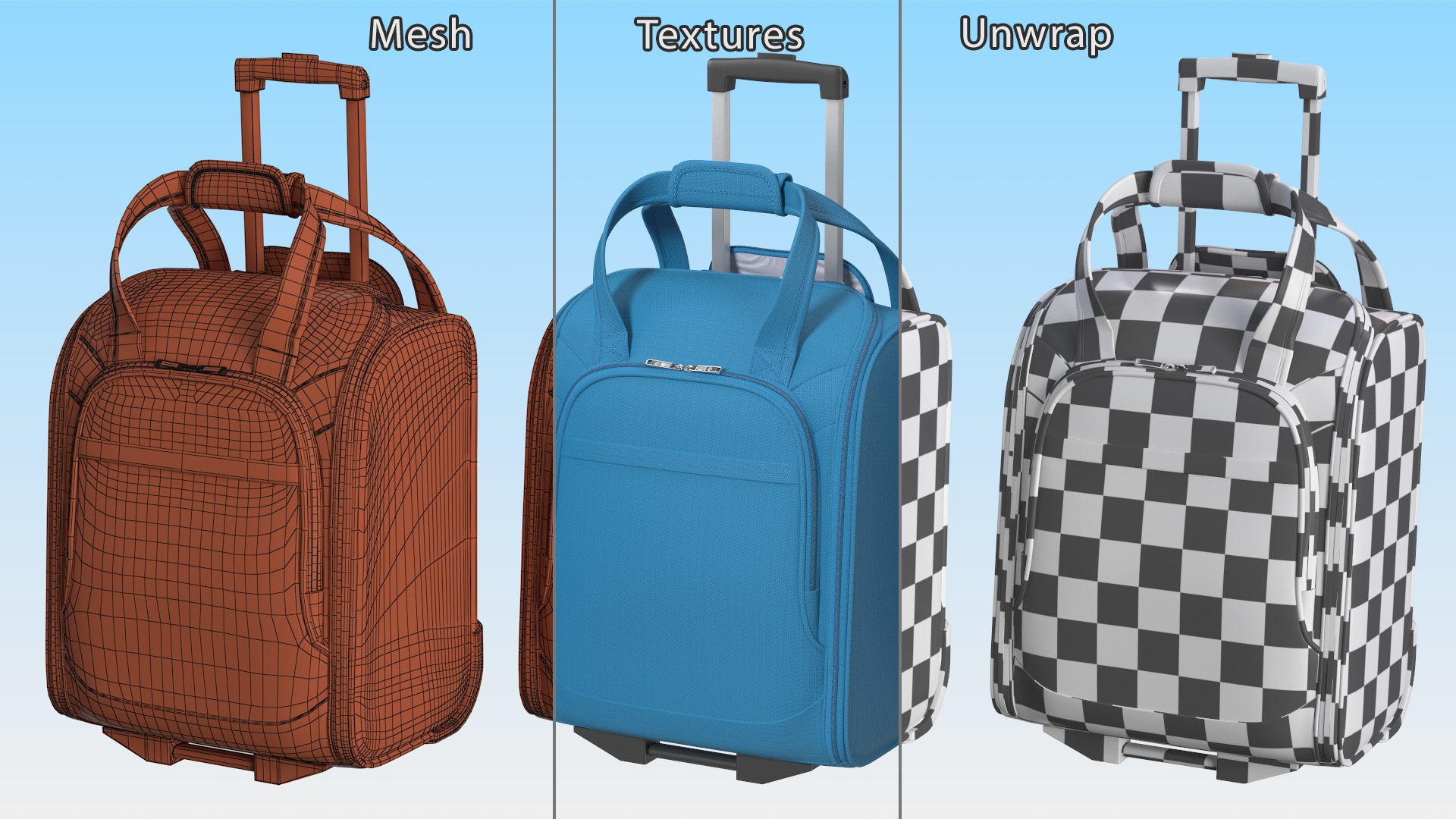 Rolling Suitcases Collection model https://p.turbosquid.com/ts-thumb/6r/7Imgon/cH/rollingsuitcasescollection3dmodel009/jpg/1710106678/1920x1080/fit_q87/0156a5bd8d3a86b055c8ae0513235a1acac92b07/rollingsuitcasescollection3dmodel009.jpg