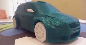 3D car fabia s2000 wrc