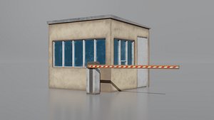 3D model Barrier-building-1