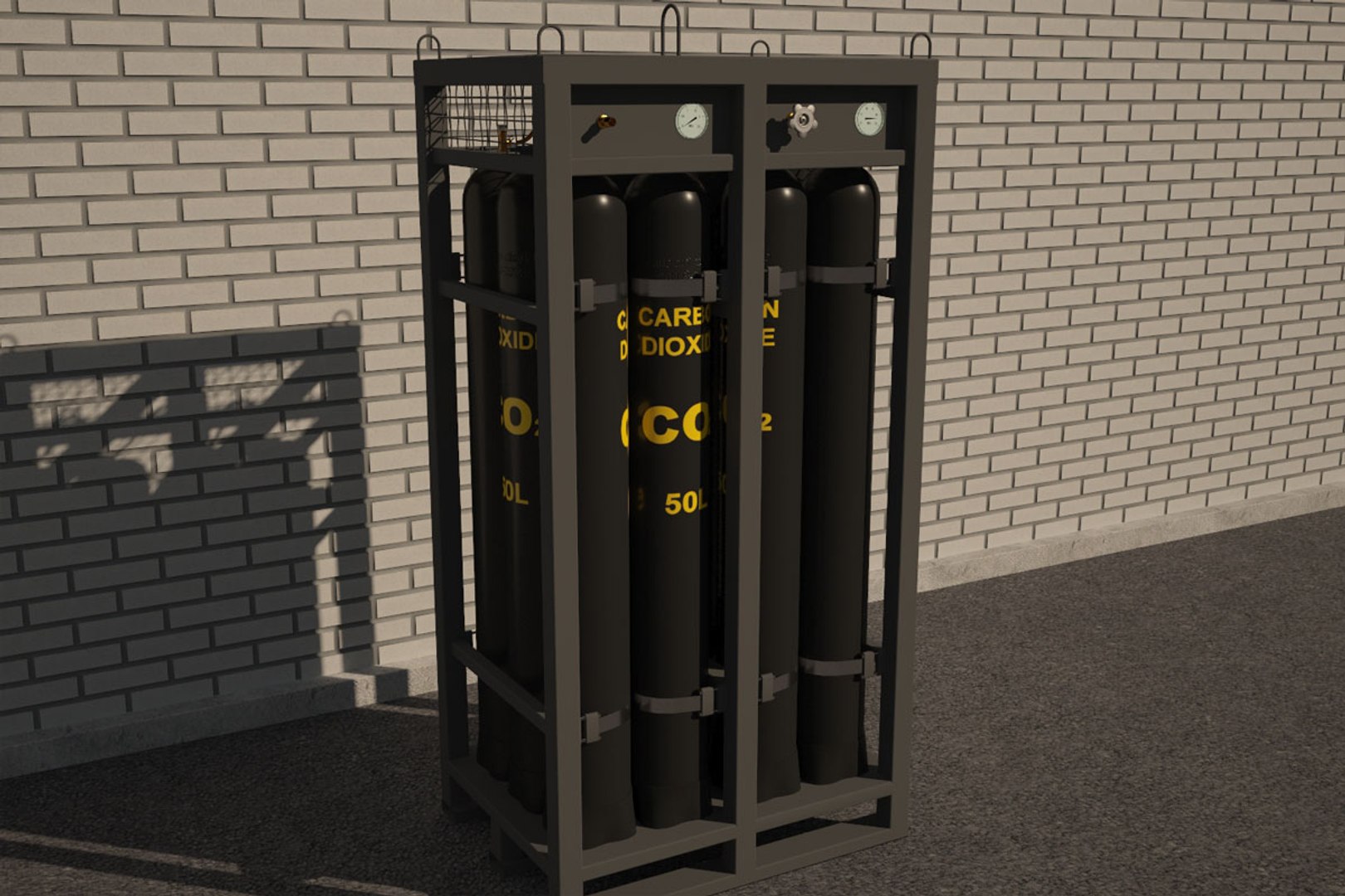 3D co2 model - TurboSquid 1441050