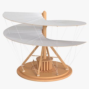Leonardo Da Vinci Aerial Screw Rigged