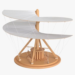 Leonardo Da Vinci Aerial Screw Rigged