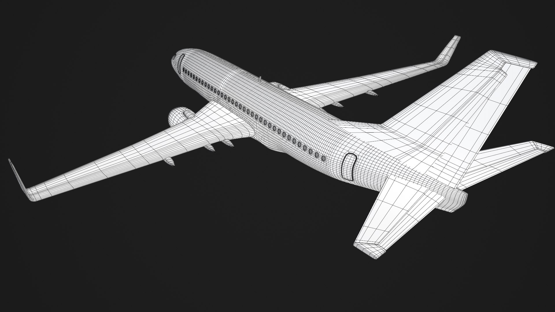 Passenger boeing 737 model - TurboSquid 1442443