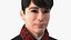 Rigged Traditional Style Chinese Man Woman and Boy Collection for Cinema 4D