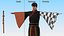 Rigged Traditional Style Chinese Man Woman and Boy Collection for Cinema 4D