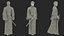 Rigged Traditional Style Chinese Man Woman and Boy Collection for Cinema 4D