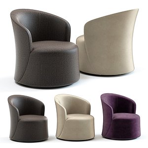 3D model sofa chair oliver armchair