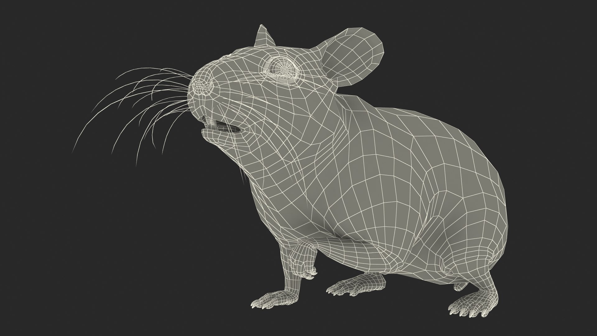 3D Short Haired Golden Hamster - TurboSquid 2048530