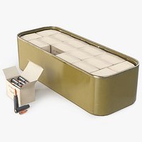 Steel Cartridge Storage Can Rounds Game Ready