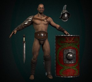 3d murmillo gladiator model