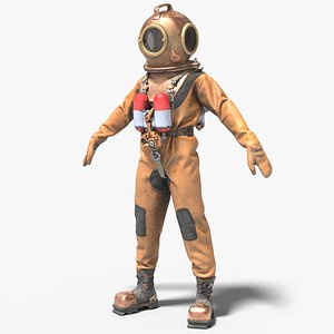 3D diver suit 2 model