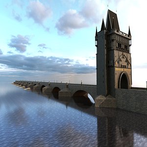 Charles Bridge 3D model