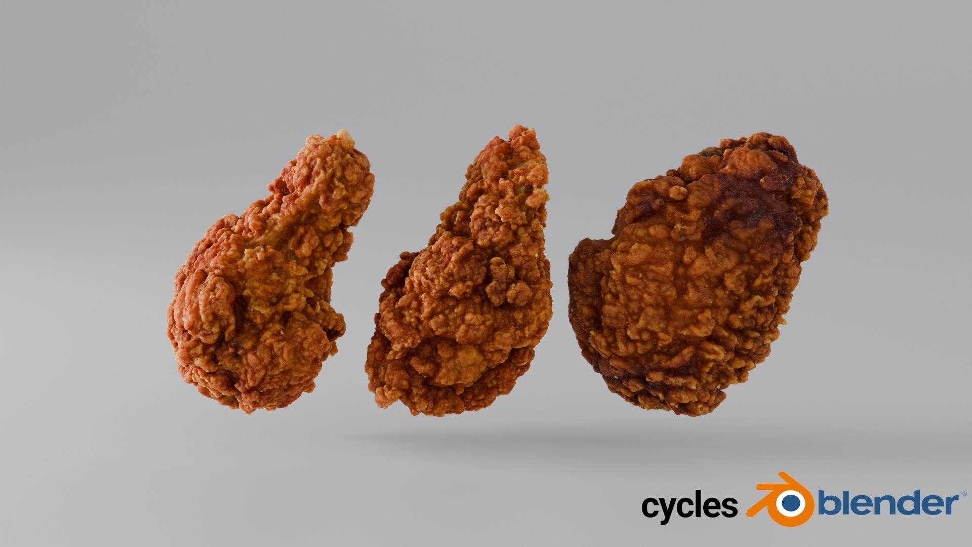 Realistic Chicken Fries 3D model https://p.turbosquid.com/ts-thumb/6r/U4JEf0/IA/chicken_fry_collection_conv_10_blender_cycles/jpg/1746168516/1920x1080/fit_q87/855bcc7e7a44495fff768dd10c651aab772c755f/chicken_fry_collection_conv_10_blender_cycles.jpg