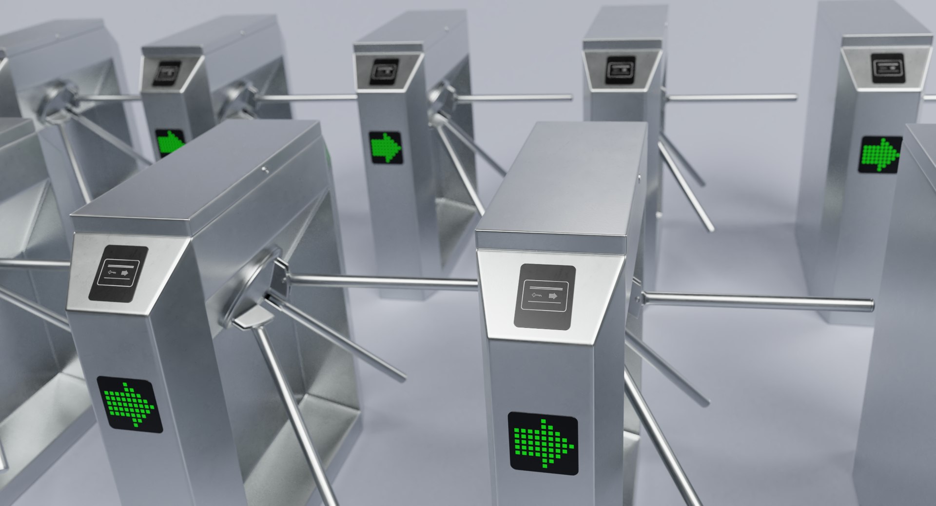 Rotary Barrier Gate 3D TurboSquid 1270571