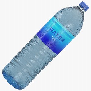 3D Condensation Water Bottle 1,5 L model