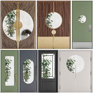 3D Set Technical Door 01 model