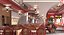 3D restaurant interior