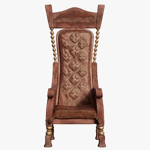 Stylized Vintage Chair 3D