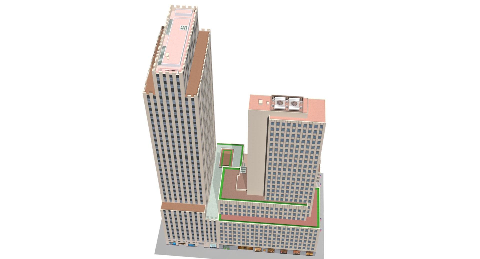 Rockefeller Center Hanover Time-life 3D - TurboSquid 1233103