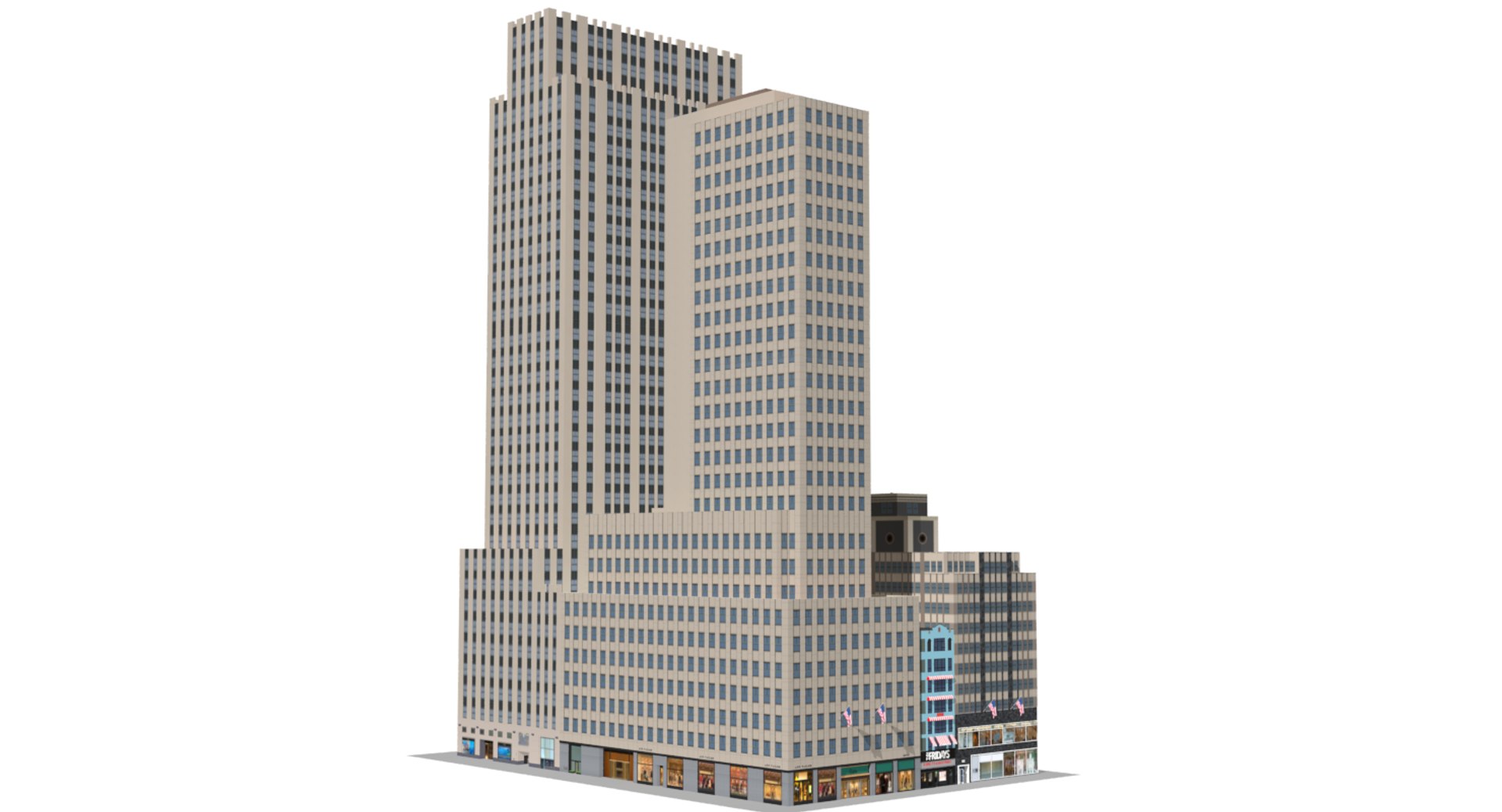 Rockefeller Center Hanover Time-life 3D - TurboSquid 1233103