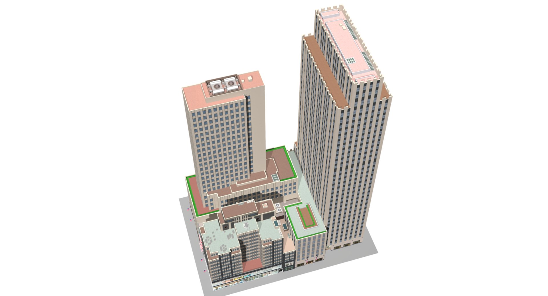 Rockefeller Center Hanover Time-life 3D - TurboSquid 1233103