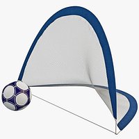 Portable Soccer Goals Set