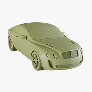 3D Bentley Continental Supersports 2010 model