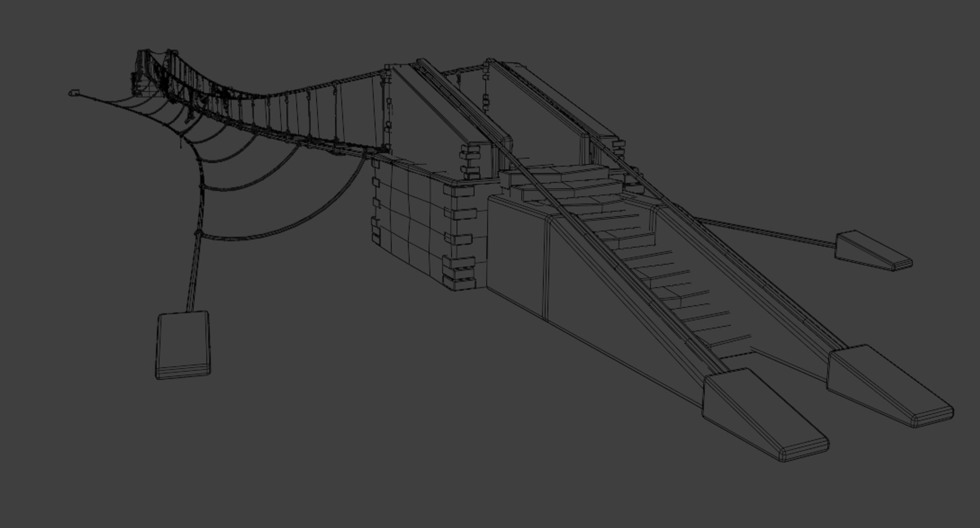 Realistic Suspension Rope Bridge 3D model https://p.turbosquid.com/ts-thumb/6r/nVY1kF/mt/14/png/1774252888/1920x1080/fit_q87/529870f6f5329b8f535e27ba67de1a449d5f9c56/14.jpg