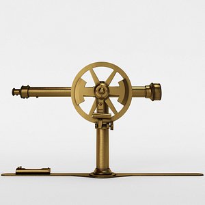 vintage telescope 3D model