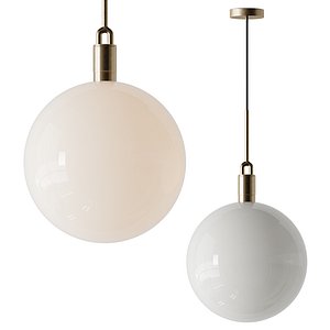 Forked Globe Pendant light