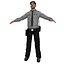Security Guard LOD3 Rigged Pack