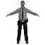 Security Guard LOD3 Rigged Pack