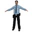 Security Guard LOD3 Rigged Pack