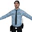Security Guard LOD3 Rigged Pack