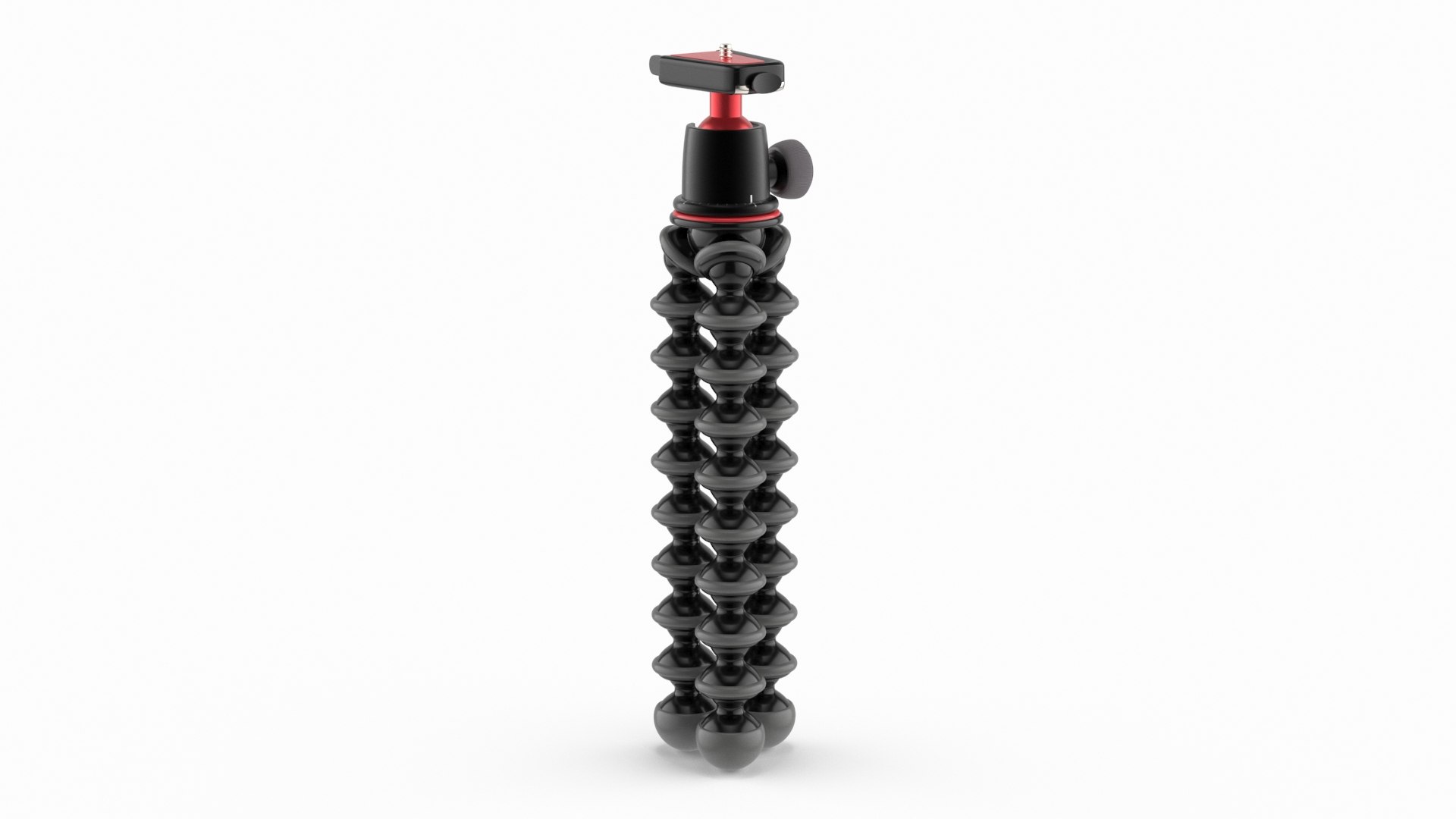 Action Camera Flexible Mini Tripod 3D model preview