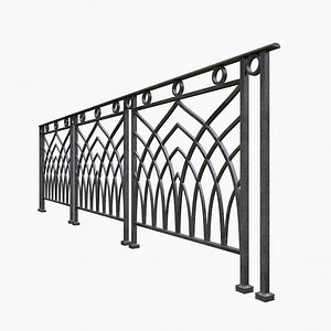 3D railing iron