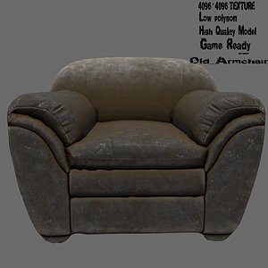 armchair chair 3D model
