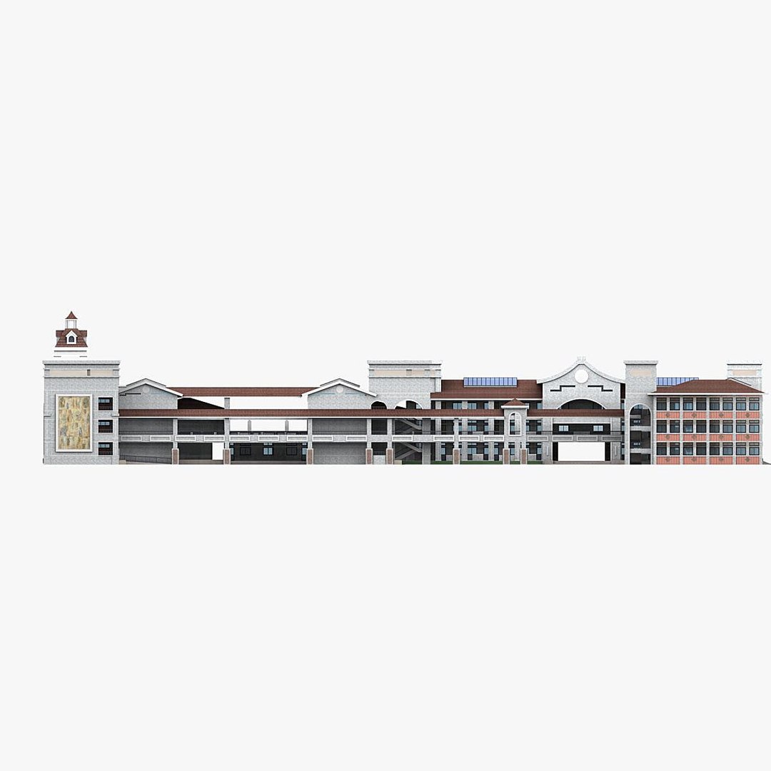 School 3d Model