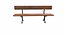 Ancien banc d'extérieur 01 Low-poly PBR
