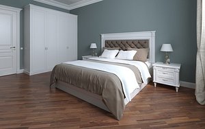 bedroom corona render max