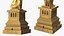 Golden Statue of Liberty Statuette