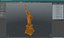 Golden Statue of Liberty Statuette