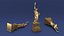Golden Statue of Liberty Statuette