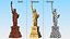 Golden Statue of Liberty Statuette