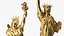 Golden Statue of Liberty Statuette