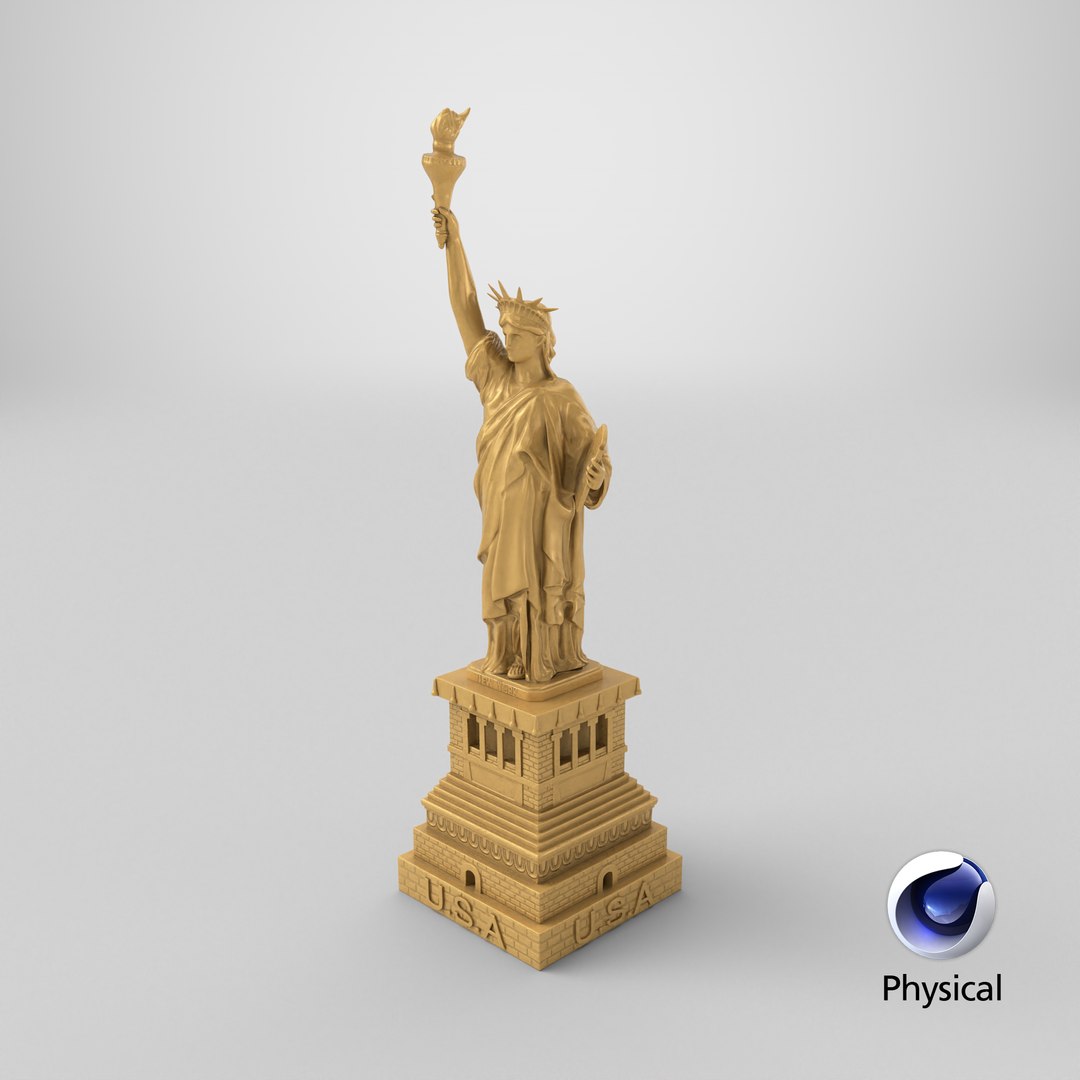 Golden Statue of Liberty Statuette 3D https://p.turbosquid.com/ts-thumb/6s/74CQvy/pm/stemcell_cinema_4d_physical_render/png/1743756995/1920x1080/fit_q87/9f170dc63446b022fd9918d1beb3541bb92e99b6/stemcell_cinema_4d_physical_render.jpg