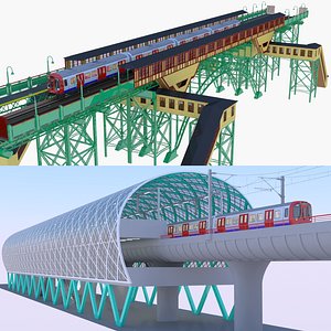 London elevated metro stations