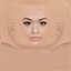 Rita Ora Head - No Hair - Low poly head for game