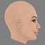 Rita Ora Head - No Hair - Low poly head for game